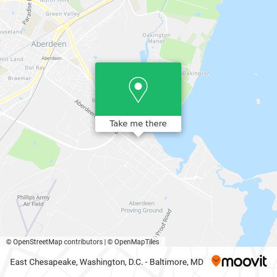 Mapa de East Chesapeake