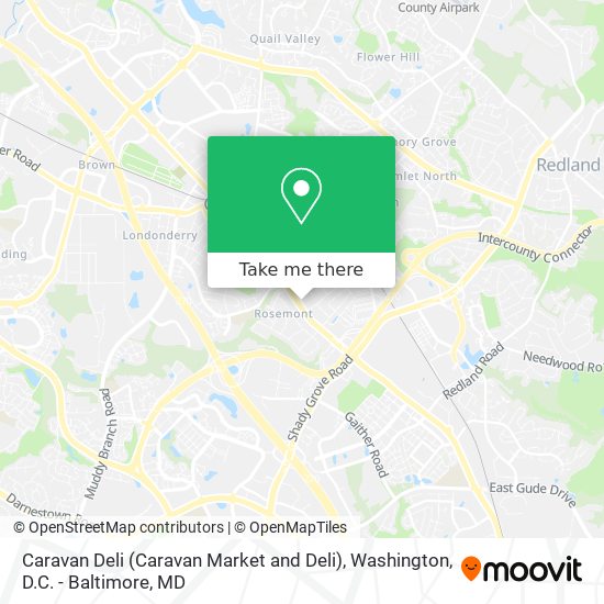 Caravan Deli (Caravan Market and Deli) map