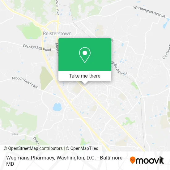 Wegmans Pharmacy map