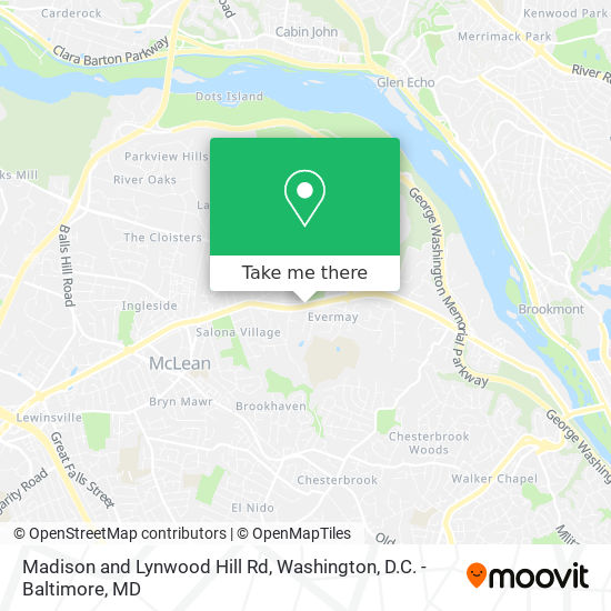 Mapa de Madison and Lynwood Hill Rd