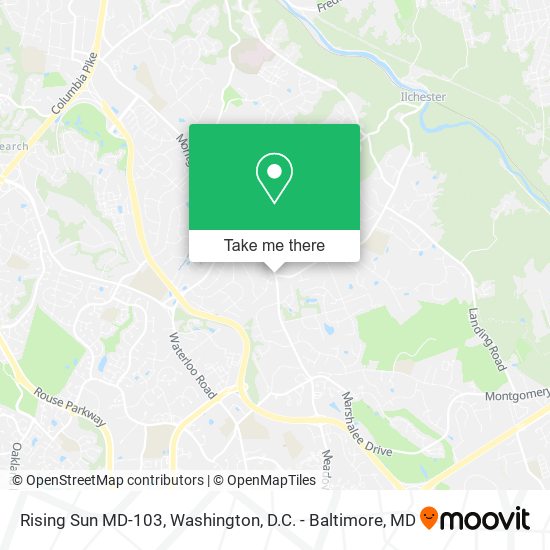 Rising Sun MD-103, Ellicott City, MD 21043 map