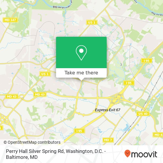 Perry Hall Silver Spring Rd, Nottingham, MD 21236 map