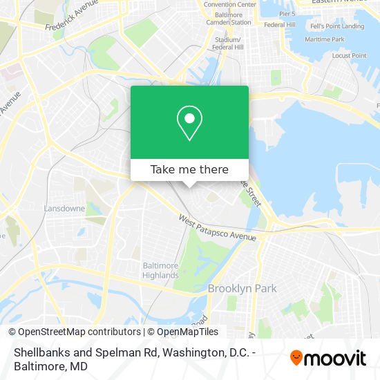 Mapa de Shellbanks and Spelman Rd