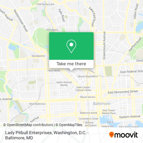 Lady Pitbull Enterprises map