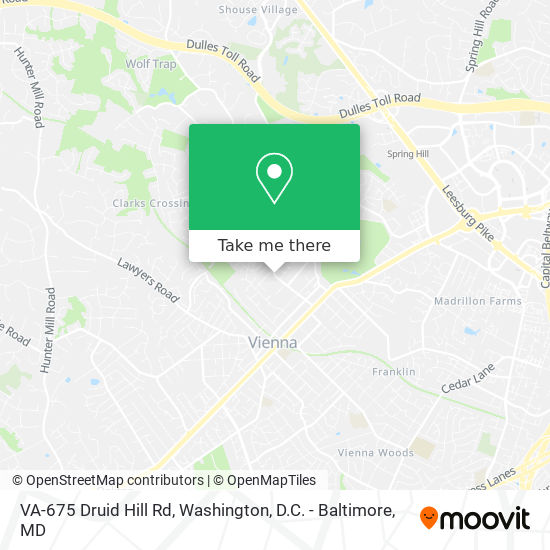 Mapa de VA-675 Druid Hill Rd