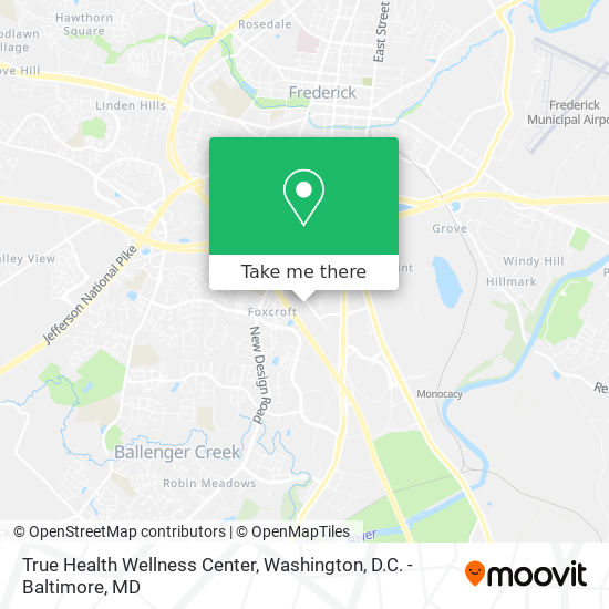 True Health Wellness Center map