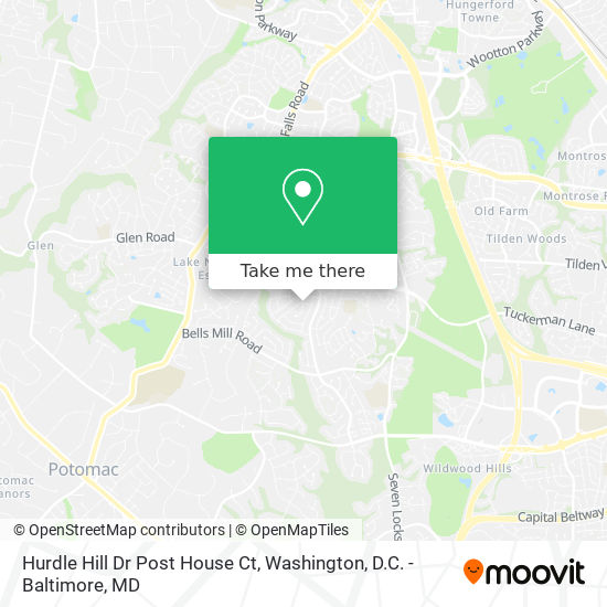 Mapa de Hurdle Hill Dr Post House Ct