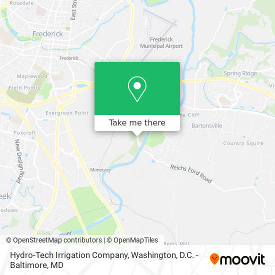 Hydro-Tech Irrigation Company map