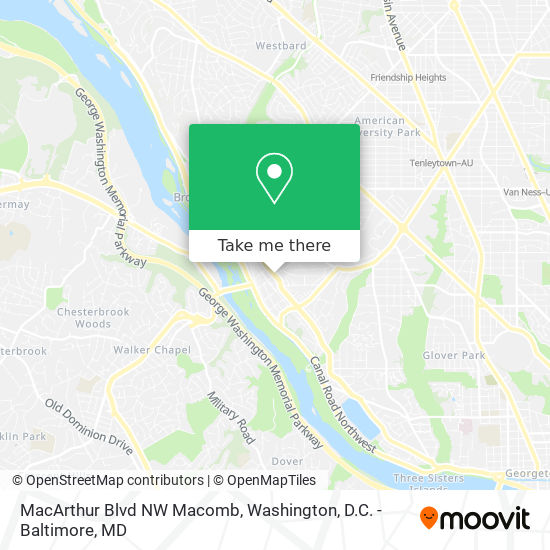 Mapa de MacArthur Blvd NW Macomb