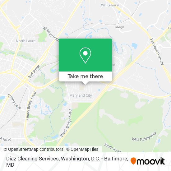 Diaz Cleaning Services map