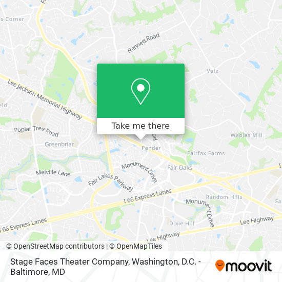 Stage Faces Theater Company map