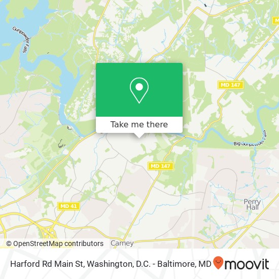 Mapa de Harford Rd Main St, Parkville (BALTIMORE), MD 21234