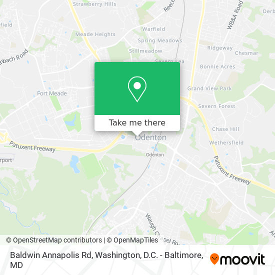 Baldwin Annapolis Rd map
