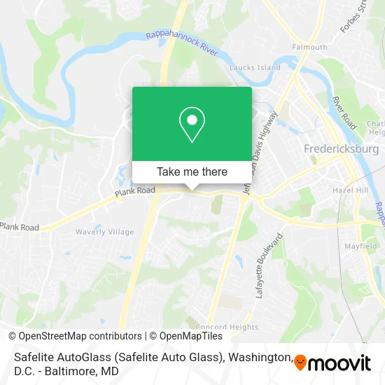 Safelite AutoGlass (Safelite Auto Glass) map