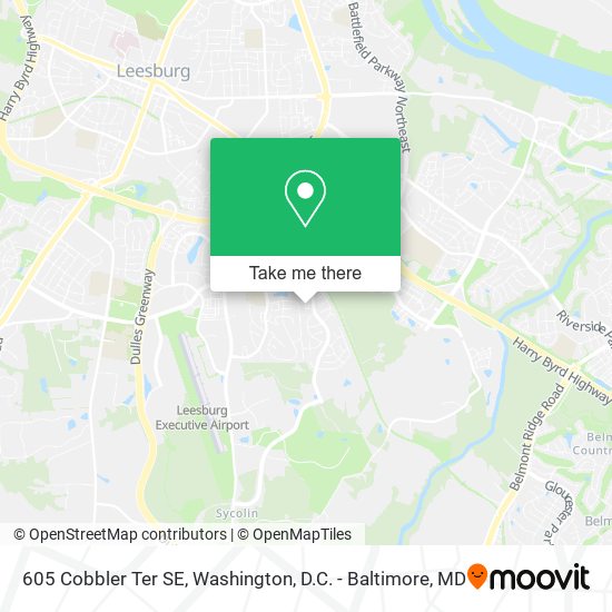 605 Cobbler Ter SE map