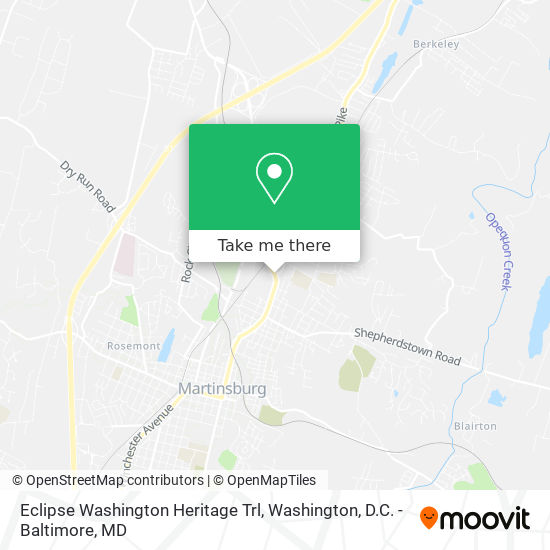 Eclipse Washington Heritage Trl map