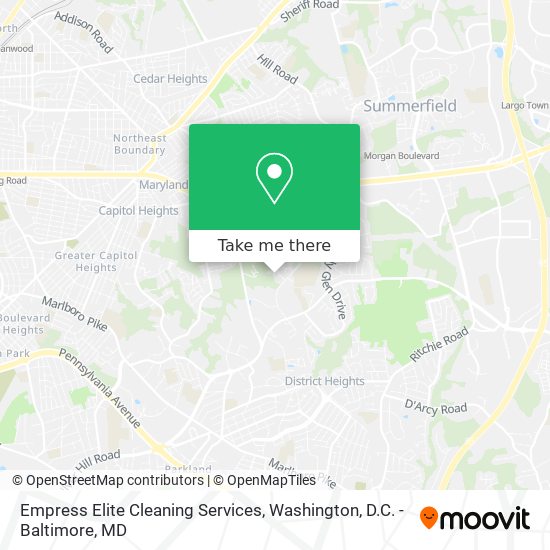 Mapa de Empress Elite Cleaning Services