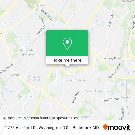 1775 Allerford Dr map