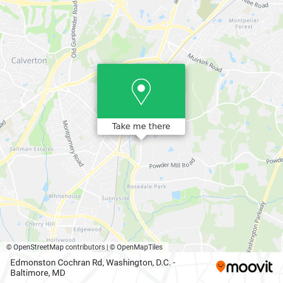 Mapa de Edmonston Cochran Rd