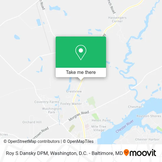 Roy S Dansky DPM map