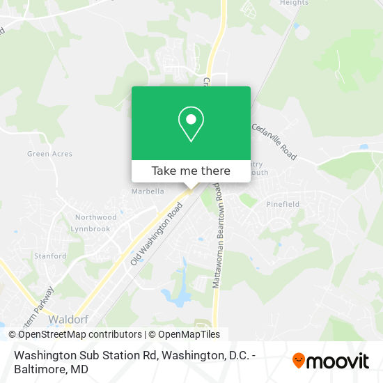 Mapa de Washington Sub Station Rd