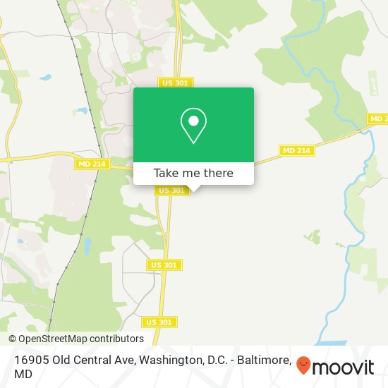 16905 Old Central Ave, Upper Marlboro, MD 20774 map