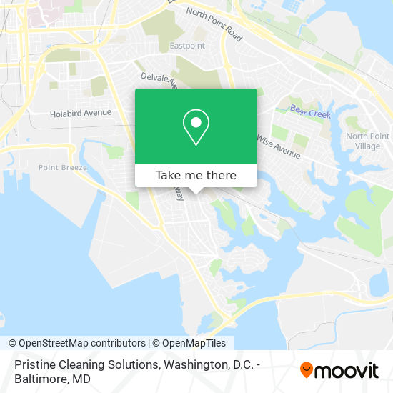 Pristine Cleaning Solutions map