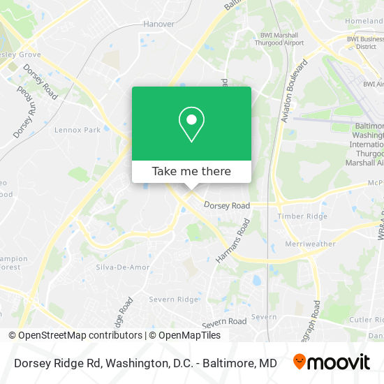 Mapa de Dorsey Ridge Rd