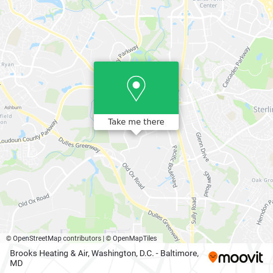 Brooks Heating & Air map