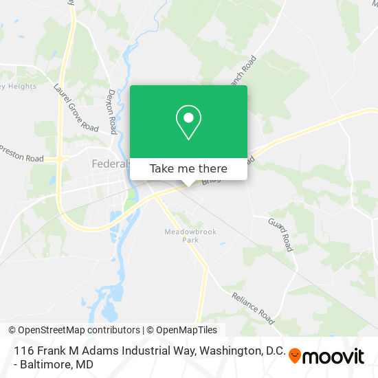 Mapa de 116 Frank M Adams Industrial Way