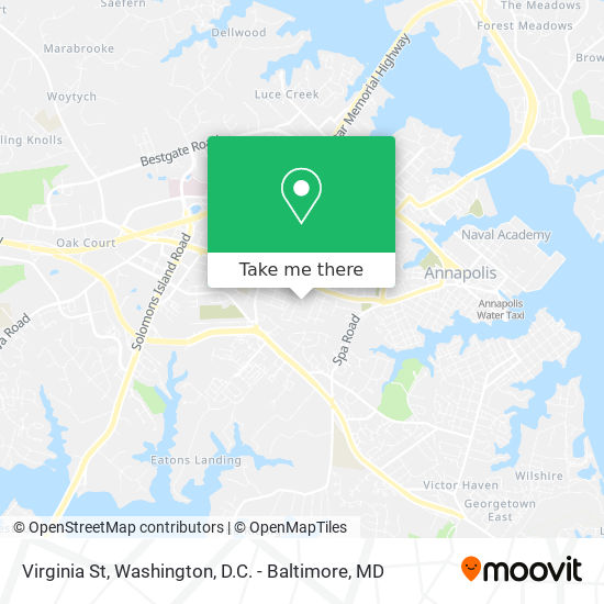 Virginia St map