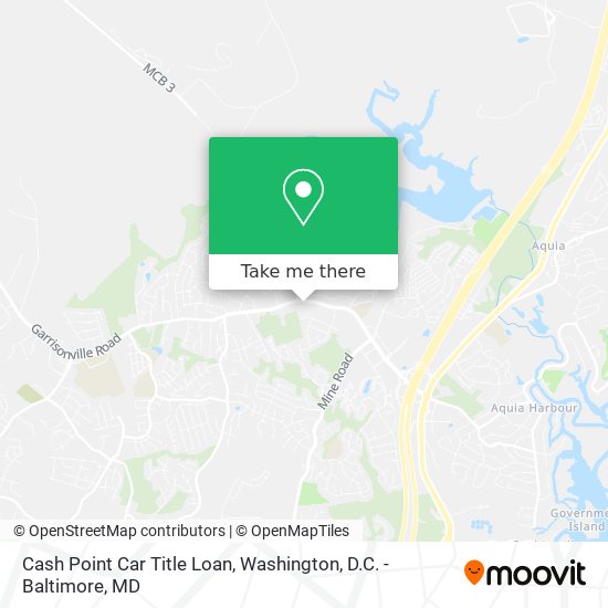 Cash Point Car Title Loan map