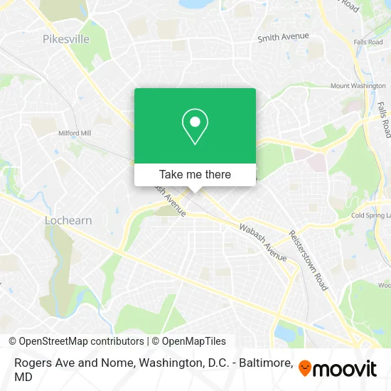 Mapa de Rogers Ave and Nome