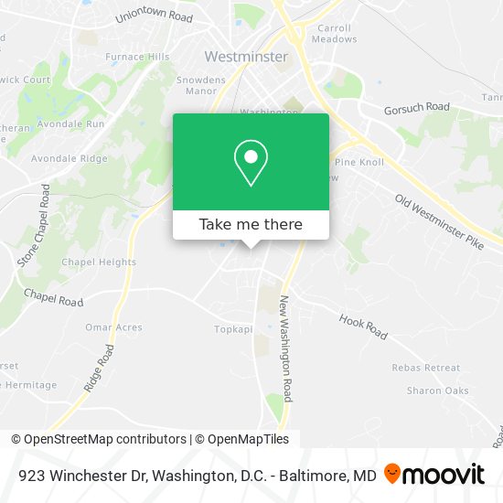 923 Winchester Dr map