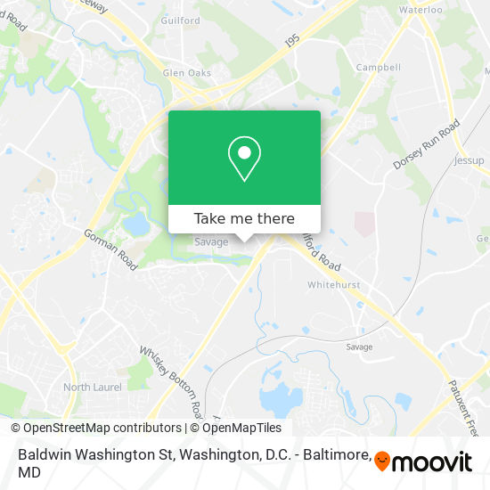 Baldwin Washington St map