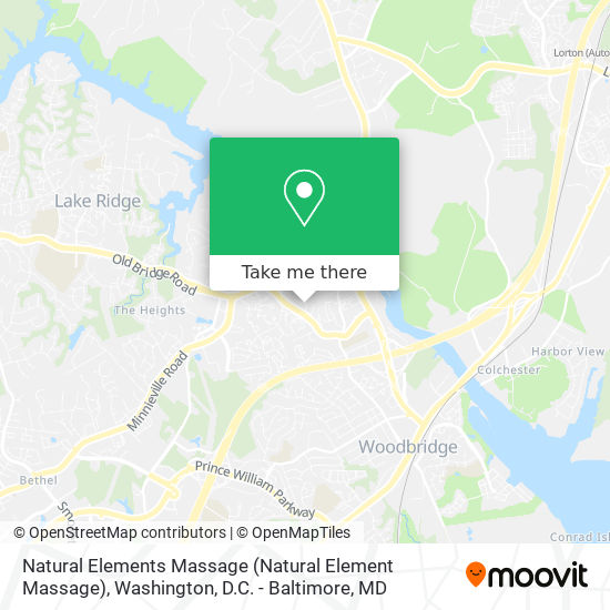 Mapa de Natural Elements Massage (Natural Element Massage)