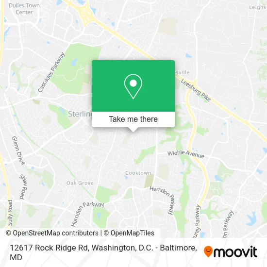 12617 Rock Ridge Rd map