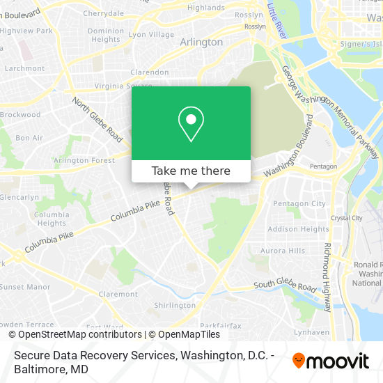 Secure Data Recovery Services map