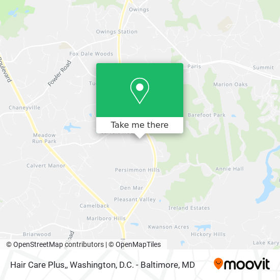 Hair Care Plus, map