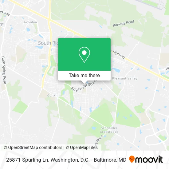 25871 Spurling Ln, Chantilly, VA 20152 map