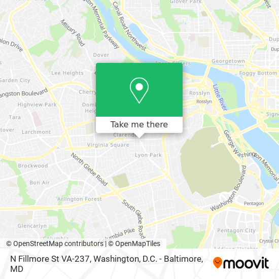 N Fillmore St VA-237 map