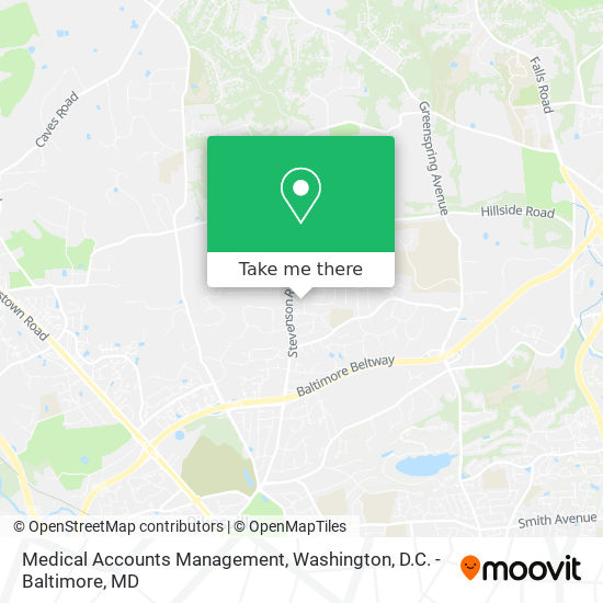 Medical Accounts Management map