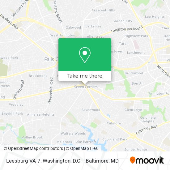 Leesburg VA-7 map