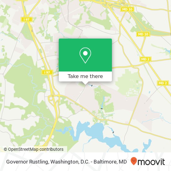 Governor Rustling, Millersville, MD 21108 map