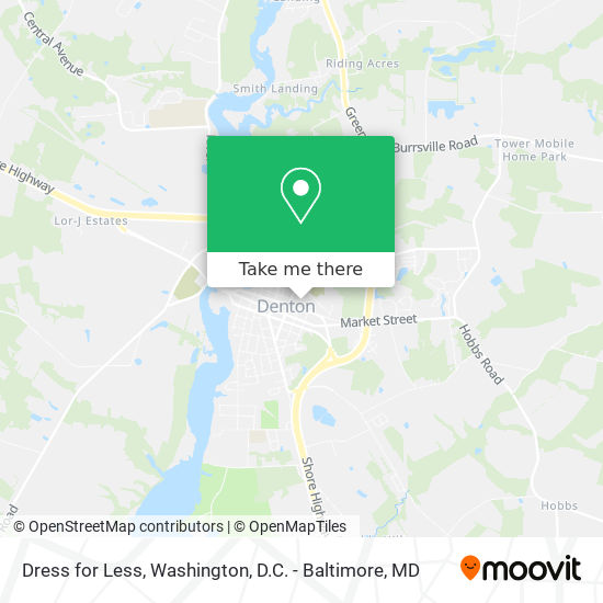 Dress for Less map