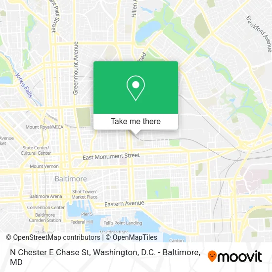 Mapa de N Chester E Chase St