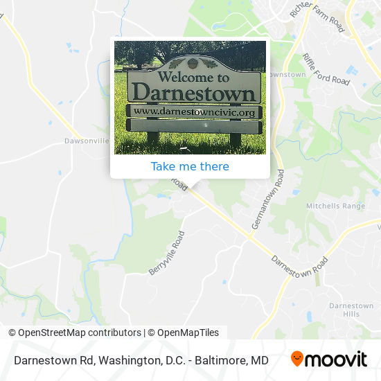 Darnestown Rd map