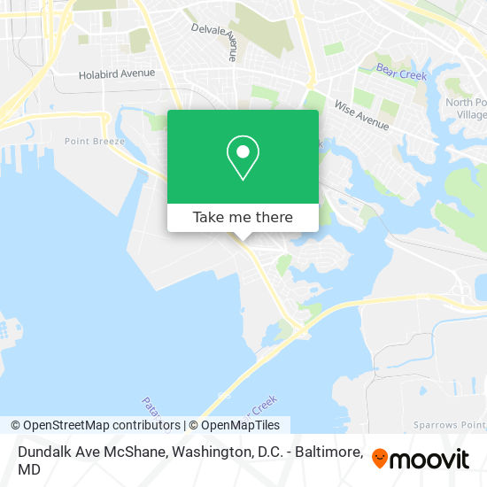 Mapa de Dundalk Ave McShane