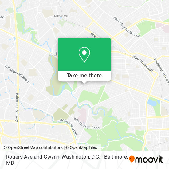 Mapa de Rogers Ave and Gwynn