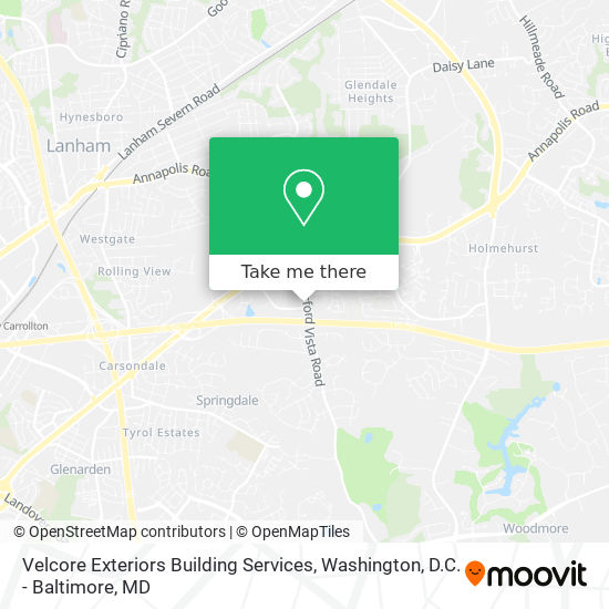 Velcore Exteriors Building Services map